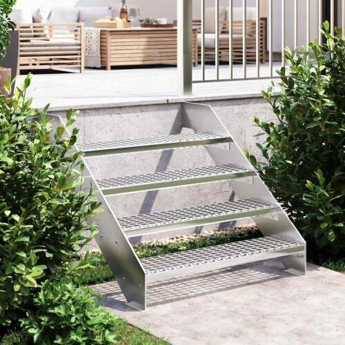 Berkfield Grate Step 90x24x7 cm Galvanised Steel