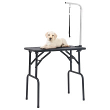 Berkfield Adjustable Dog Grooming Table with 1 Loop