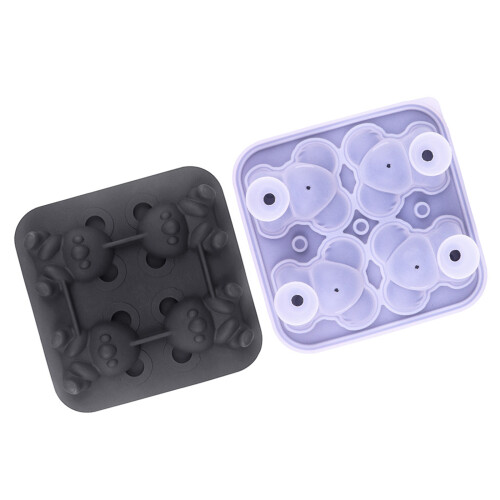 Machine à glaçons en Silicone Flexible, moule à glace à-Noir