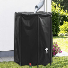 Berkfield Water Tank with Tap Foldable 1350 L PVC