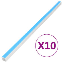 Berkfield Cable Trunking Self-Adhesive 10x10 mm 10 m PVC