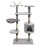 Berkfield Cat Tree with Sisal Scratching Posts 125 cm Grey 1