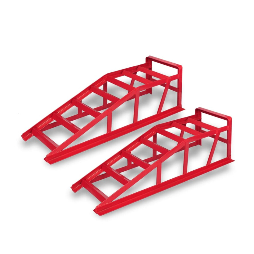 Car Ramp 2Pcs Red 4011566331077
