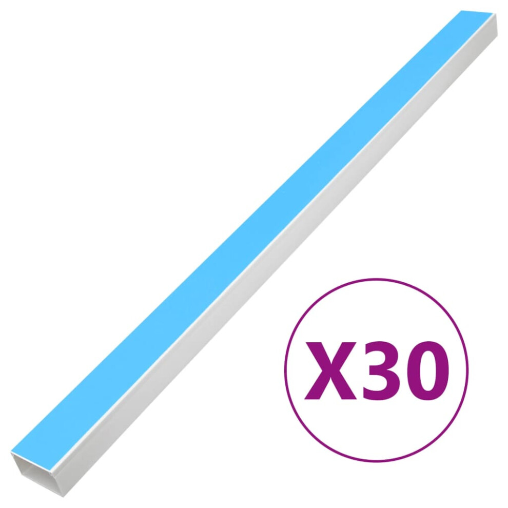 Berkfield Cable Trunking Self-Adhesive 60X60 Mm 30 M Pvc 9559794056867