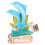 Dolphin Decorations Resin Dolphin Sculpture Assorted Color 1pack 1