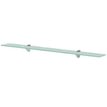 Berkfield Floating Shelf Glass 90x10 cm 8 mm