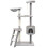 Berkfield Cat Tree with Sisal Scratching Posts 150 cm Grey 1