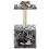 Berkfield Cat Tree with Sisal Scratching Post 55 cm Grey Paw Print 1