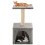 Berkfield Cat Tree with Sisal Scratching Post 55 cm Grey 1