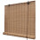 Berkfield Brown Bamboo Roller Blinds 120 x 160 cm 1