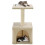 Berkfield Cat Tree with Sisal Scratching Post 55 cm Beige 1