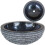 Berkfield Basin Marble 40 cm Black 1