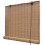 Berkfield Brown Bamboo Roller Blinds 120 x 220 cm 1