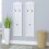 Berkfield Coat Racks 2 pcs White 1