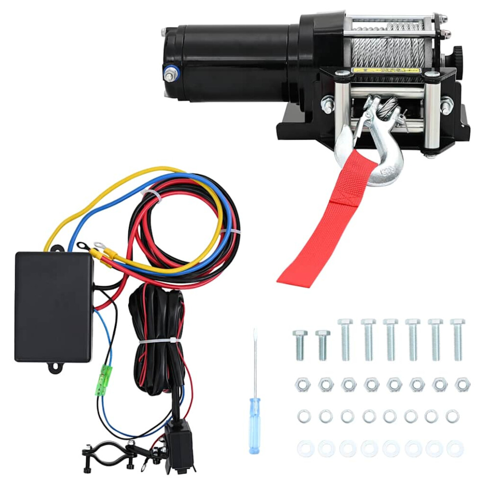 Electric Winch 1360 Kg With Plate Roller Fairlead 8459975129339