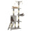 Berkfield Cat Tree with Sisal Scratching Posts 138 cm Grey 1