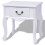 Berkfield Bedside Cabinet MDF White 1