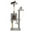 Berkfield Cat Tree with Sisal Scratching Posts 120 cm Grey 1