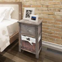 Berkfield Bedside Cabinets 2 pcs Wood Brown