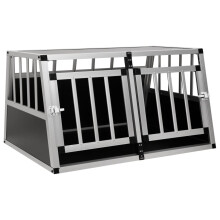 Berkfield Dog Cage with Double Door 89x69x50 cm