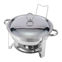 4,5 l Chafing Pan aus rostfreiem Stahl mit hitzebeständigem