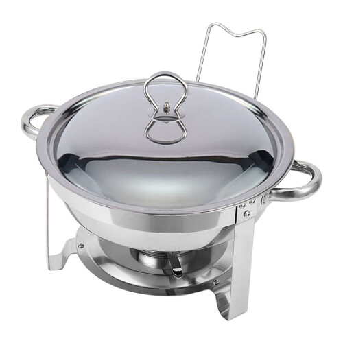 Functional 4.5 Litre Food Serving Pan Corrosions Resistant For