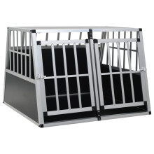 Berkfield Dog Cage with Double Door 94x88x69 cm