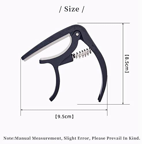 Acoustic Guitar Capo 2 Pack OneHanded Quick Change Spring Loaded Buzz for Electric Guitars 1