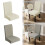 Housse de siège de salle à manger élastique, tissu de-Kaki 2