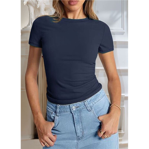 Short Sleeve Y2k Tee Navy  XXL 1