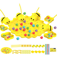 Magnetic Fishing Game Bee Toy for Kids, Interactive Educational Toy for Preschoolers Skill Development