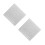 2Pcs White Concrete Stepping Stone Molds for Garden Pathway Pavement 1