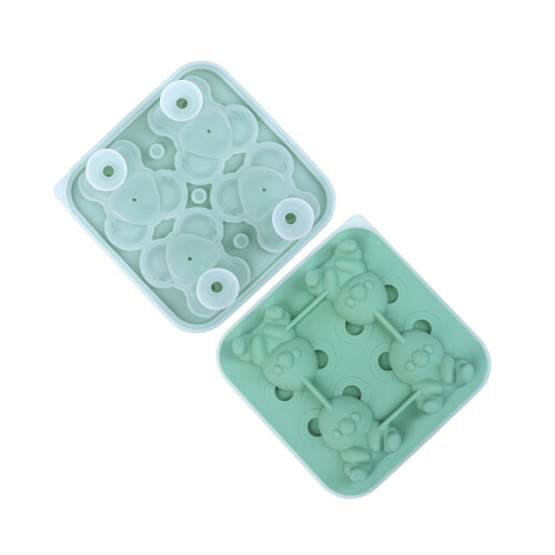 Easily Release Ice Mold Unique Koala Shape Ice Tray for-Green