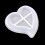 Flexible Heart Shape Coaster Silicones Mold Easy Releases Baking 4
