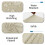 Housse de siège de salle à manger élastique, tissu de-Kaki 5