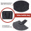 2Pieces Reusable 6 Bottle Wine Bag Thick Felt Fabric With-grey 7