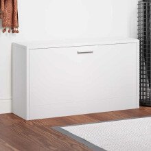 Berkfield Shoe Storage Bench White 80x24x45 cm