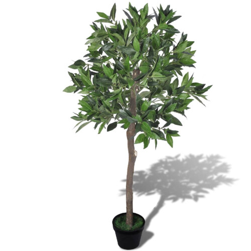 Berkfield Artificial Bay Tree with Pot 120 cm