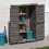 Berkfield Garden Tool Shed Grey 83x57x140 cm Solid Wood Pine 1