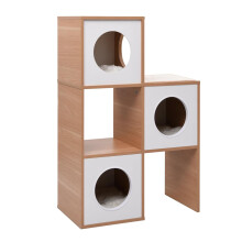 Berkfield Cat Condo House with Sisal Scratching Mat 100 cm