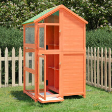Berkfield Bird House Brown 97x81x152 cm Solid Wood Pine