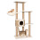 Berkfield Cat Tree with Scratching Post 126cm Seagrass 1