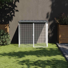 Berkfield Chicken Cage with Roof Anthracite 103x98x90 cm Galvanised Steel