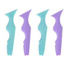 4Pcs Assorted Color Silicone Eyeliner Stencils Multi-Angle Makeup Aid