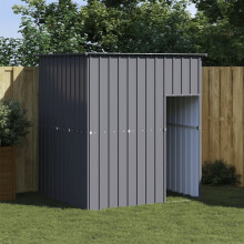 Berkfield Dog House with Roof Anthracite 165x153x181 cm Galvanised Steel