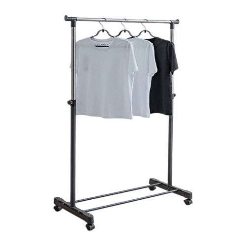 Rolling Garment Rack Telescoping Heights-Starry sky gray