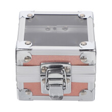 1Boîte Présentation Têtes Perceuse Ongles Aluminium Argent