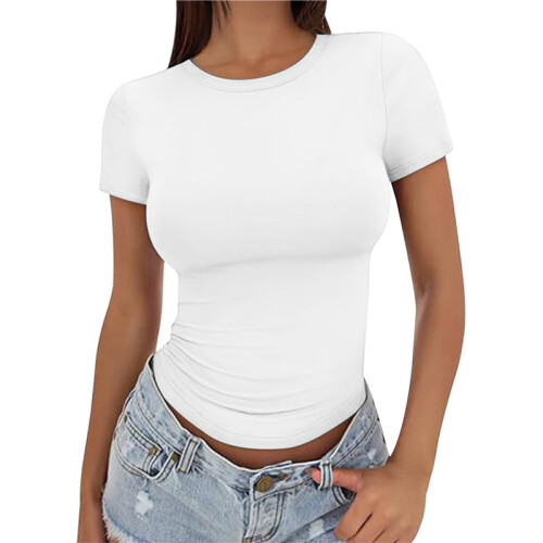 Short Sleeve Y2k Tee White XXL