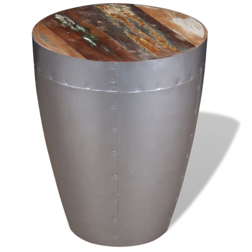 Berkfield Aviator Stool Solid Reclaimed Wood