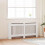 Berkfield Radiator Cover White 172 cm Engineered Wood 1
